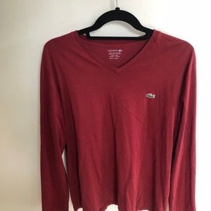 Lacoste Long Sleeve V-neck Men’s Shirt